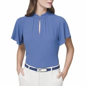 White House Black Market Flutter Blouse